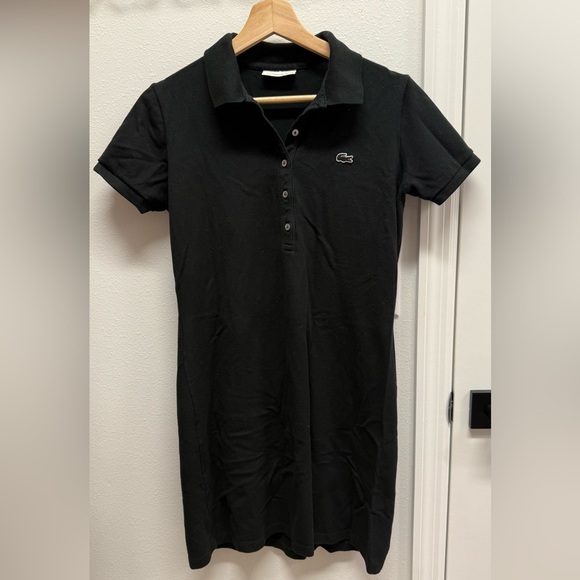 Lacoste Black Polo Shirtdress - Picture 2 of 6
